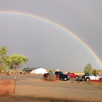 Ballard RV Park - Rainbow over park after some rain. - RV Parks Near Me - Thompson Springs, Utah Ballard RV Park - Rainbow over park after some rain. - RV Parks Near Me - Thompson Springs, Utah