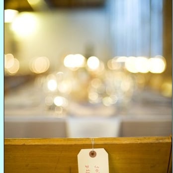 Bliss Weddings & Events - Nametags that Katie tied to chairs - Wedding Planning Near Me - Chicago, Illinois