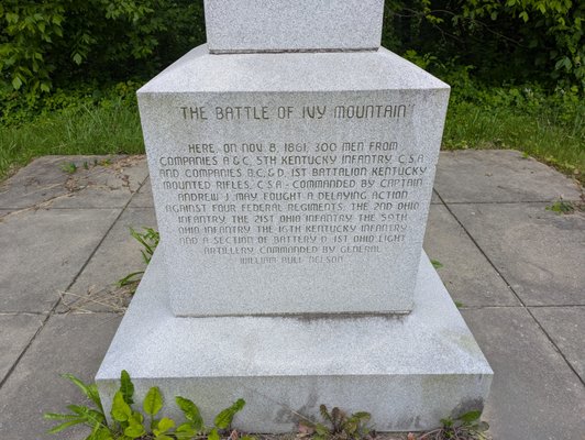 Battle of Ivy Mountain Monument