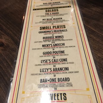 Bar One - First time! Front parking! Super stoked! I c u chef! - Gastropubs Near Me - San Diego, California