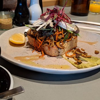 Five5eeds - Mushroom on quinoa toast (yummy!) - Coffee & Tea Near Me - Park City, Utah