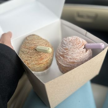 Benji's Bakery & Cafe - Matcha & Ube Cruffin - Bakeries Near Me - Anchorage, Alaska