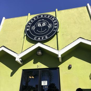 Monkey Business Cafe - Exterior - Sandwiches Near Me - Fullerton, California