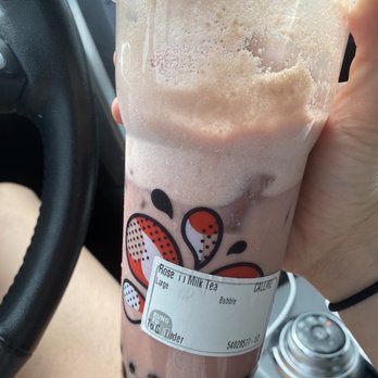 Kung Fu Tea - Rosehip milk tea - Bubble Tea Near Me - Davie, Florida