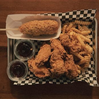 Ten Hut - Half & half for dog, crispy wings, and Cajun fries. - Pubs Near Me - Temecula, California Ten Hut - Half & half for dog, crispy wings, and Cajun fries. - Pubs Near Me - Temecula, California
