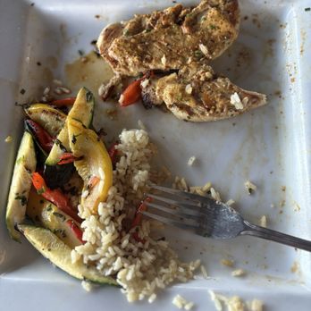 STP Bar-N-Grill - Chicken dinner with rice and veggie's - Bars Near Me - San Diego, California