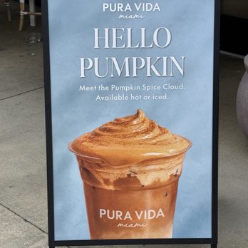 Pura Vida Miami - PUMPKIN SPICE CLOUD - Breakfast & Brunch Near Me - Potomac, Maryland Pura Vida Miami - PUMPKIN SPICE CLOUD - Breakfast & Brunch Near Me - Potomac, Maryland