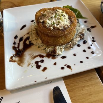 Bluebeard - Fried green tomatoes (minus 2 that were devoured before I could take a picture) - New American Near Me - Indianapolis, Indiana