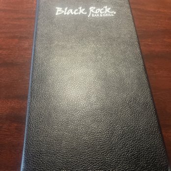 Black Rock Bar & Grill - menu cover - Steakhouses Near Me - Portage, Michigan