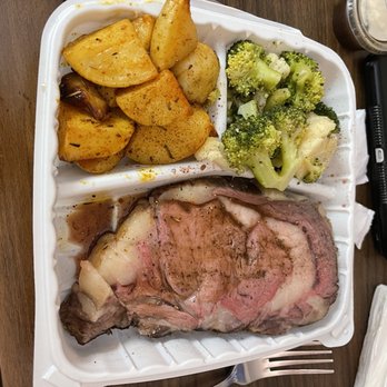 Happy's Snack Bar - Prime rib over inch thick. $27 - Do-It-Yourself Food Near Me - Honolulu, Hawaii