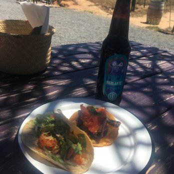 Troika - shrimp taco with an octopus tostada. - Food Trucks Near Me - Valle de Guadalupe, BCN Troika - shrimp taco with an octopus tostada. - Food Trucks Near Me - Valle de Guadalupe, BCN