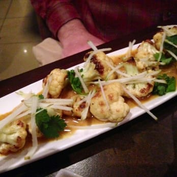 Esteban Restaurant - Cauliflower with apple butter and curry sauce - Spanish Near Me - Monterey, California Esteban Restaurant - Cauliflower with apple butter and curry sauce - Spanish Near Me - Monterey, California