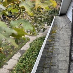 ExterPro Service - After gutter cleaning and gutter guards installed