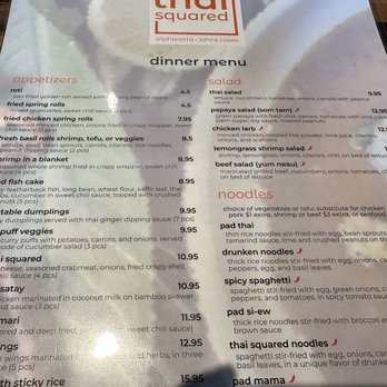 Thai Squared - Thai Near Me - Johns Creek, Georgia