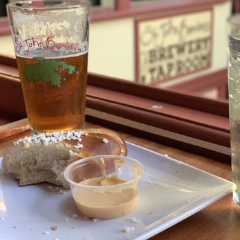 The Tap Room - Bavarian pretzel and their island hopper ipa. - Breweries Near Me - St John, Virgin Islands