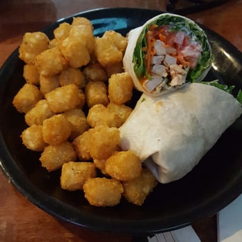 Rookies Pub & Grill - Buffalo chicken wrap with tots. - Pizza Near Me - Rockton, Illinois