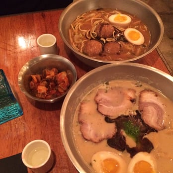 Momi Ramen - Ramen noodles with pork and mushroom and veggies. - Asian Fusion Near Me - Miami, Florida