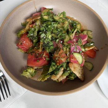 Sabine Cafe & Bar - Summer fattoush (summer seasonal salad) - Cafes Near Me - Bellevue, Washington