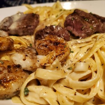 Outback Steakhouse - Kingsland Pasta - too much red pepper flakes and scallions for us. Nice shrimp and good portion of pasta. - Steakhouses Near Me - Kissimmee, Florida