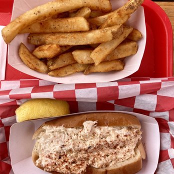 Claws - Crab roll special and fries - Seafood Near Me - Rockland, Maine