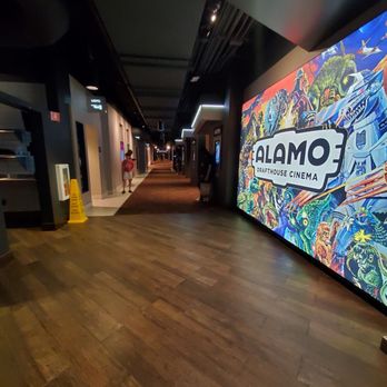 Alamo Drafthouse Cinema - Hallway to auditoriums on first level - Cinema Near Me - Santa Clara, California Alamo Drafthouse Cinema - Hallway to auditoriums on first level - Cinema Near Me - Santa Clara, California