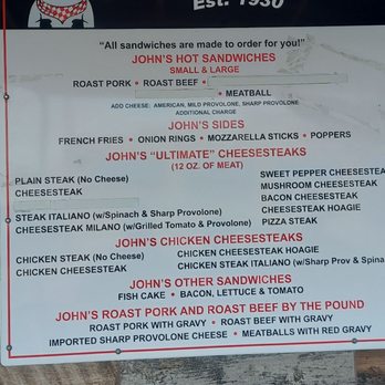 John's Roast Pork - Sandwiches Near Me - Philadelphia, Pennsylvania John's Roast Pork - Sandwiches Near Me - Philadelphia, Pennsylvania