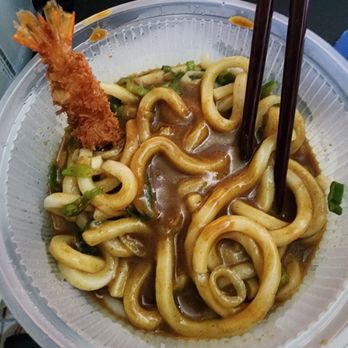 Tengu Ramen - Curry Udon, side order of shrimp tempura - Ramen Near Me - Escondido, California