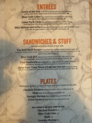 Menu photo 2 The Half Shell Saint Simons Island, GA