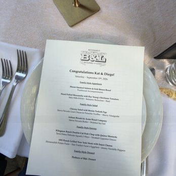 Mulvaney's B & L - Custom Menu for Wedding Party of 30 - New American Near Me - Sacramento, California Mulvaney's B & L - Custom Menu for Wedding Party of 30 - New American Near Me - Sacramento, California