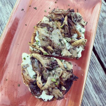 Gypsy Kitchen - Roasted Mushrooms & Whipped Goat Cheese Toast - Spanish Near Me - Atlanta, Georgia Gypsy Kitchen - Roasted Mushrooms & Whipped Goat Cheese Toast - Spanish Near Me - Atlanta, Georgia