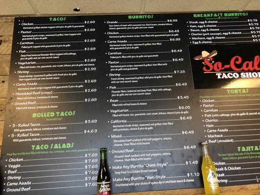 Menu photo 1 Oscar's Taco Shop Murfreesboro, TN