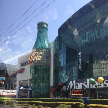 Coca-Cola-Store - View of the giant Coke bottle from the taxi - Hobby Shops Near Me - Las Vegas, Nevada