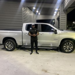 Myself and my new truck thanks to THE LAMARQUE FAMILY Myself and my new truck thanks to THE LAMARQUE FAMILY