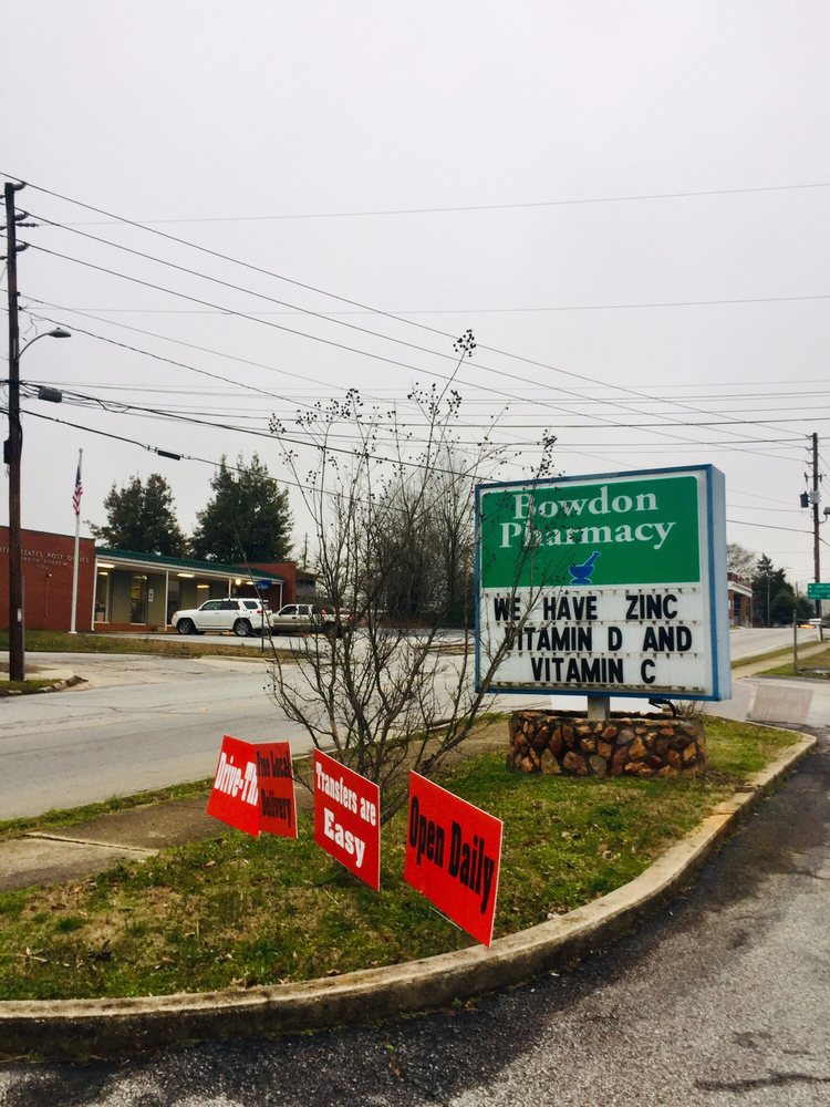 BOWDON PHARMACY & HOME CARE Updated October 2024 301 W College St