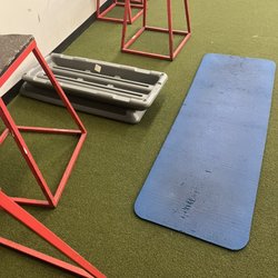 The Gym - All the matts look like this.