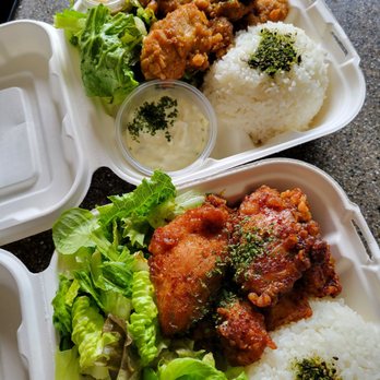Miyakonjo Bento & Catering - Nanban (top) and spicy chicken (below) - Japanese Near Me - Honolulu, Hawaii Miyakonjo Bento & Catering - Nanban (top) and spicy chicken (below) - Japanese Near Me - Honolulu, Hawaii