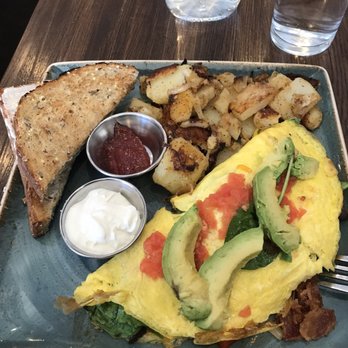 First Watch - The works. I added spinach, red pepper & avocado & asked for the sour cream on the side - Breakfast & Brunch Near Me - Glendale, Arizona