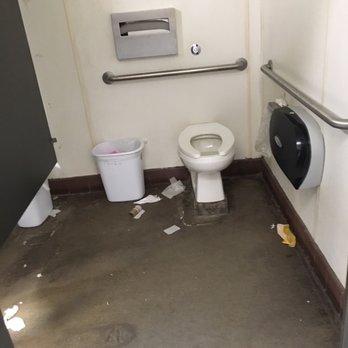 Rancho Jurupa Park - No toilet seat covers or toilet paper. Trash on floor - Parks Near Me - Riverside, California