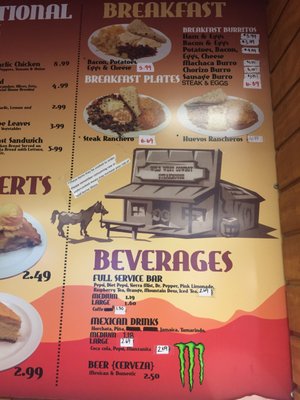 Menu photo 1 Wild West Cowboy Steakhouse Buckeye, AZ Menu photo 1 Wild West Cowboy Steakhouse Buckeye, AZ