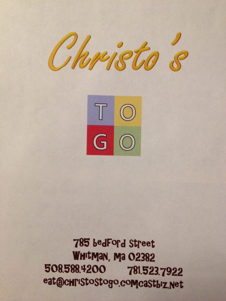 Christo's To Go Logo