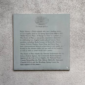 Biddy Mason Park - About Biddy Mason and the history wall - Parks Near Me - Los Angeles, California Biddy Mason Park - About Biddy Mason and the history wall - Parks Near Me - Los Angeles, California