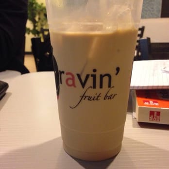 Kravin' Fruit Bar - Lavender milk tea with no boba. Forgot to ask for less ice. - Juice Bars & Smoothies Near Me - Houston, Texas Kravin' Fruit Bar - Lavender milk tea with no boba. Forgot to ask for less ice. - Juice Bars & Smoothies Near Me - Houston, Texas
