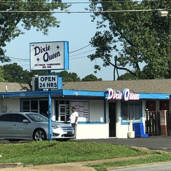 Dixie Queen - a woman standing outside of a diner - Fast Food Near Me - Memphis, Tennessee Dixie Queen - a woman standing outside of a diner - Fast Food Near Me - Memphis, Tennessee