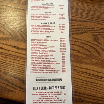 Red Gravy - Drink menu - Italian Near Me - Colorado Springs, Colorado Red Gravy - Drink menu - Italian Near Me - Colorado Springs, Colorado