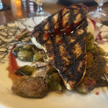 Wemmys Kitchen & Lounge - Blackened salmon with brussels sprouts - Seafood Near Me - Marlborough, Massachusetts Wemmys Kitchen & Lounge - Blackened salmon with brussels sprouts - Seafood Near Me - Marlborough, Massachusetts