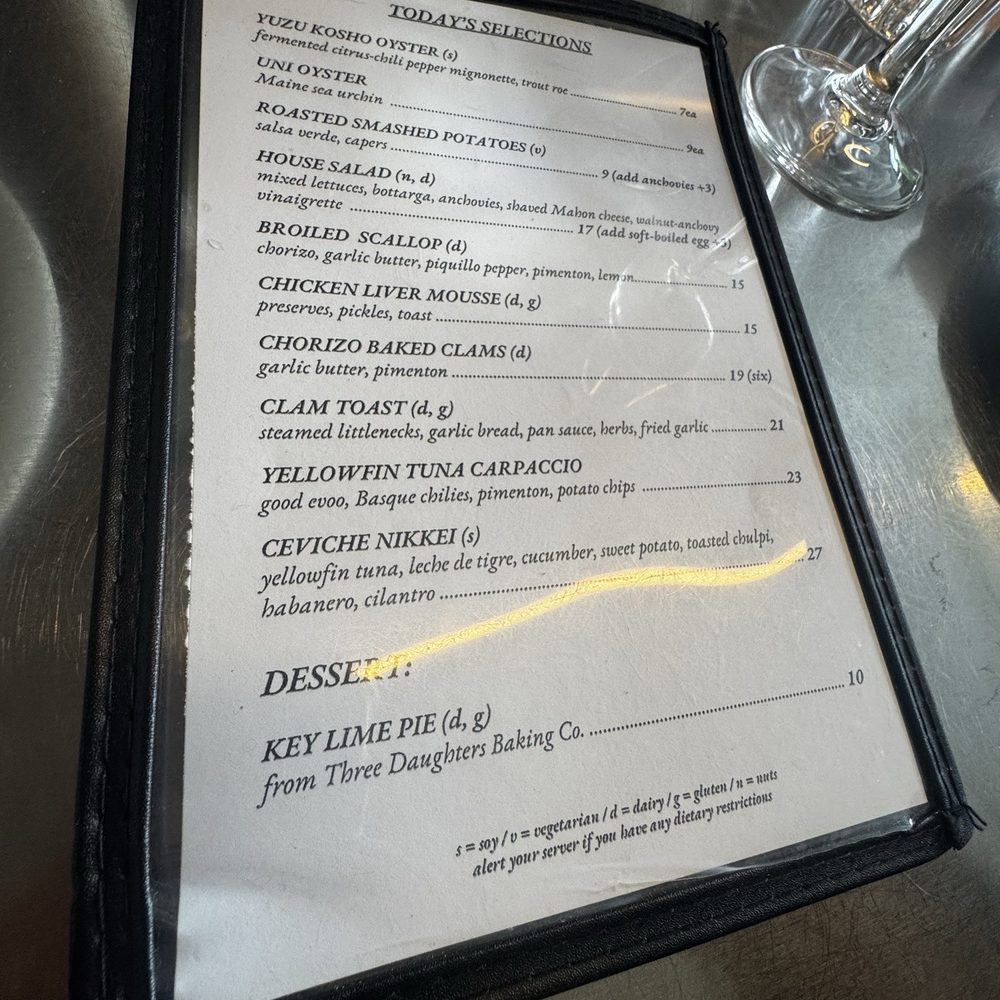 Menu Menu
