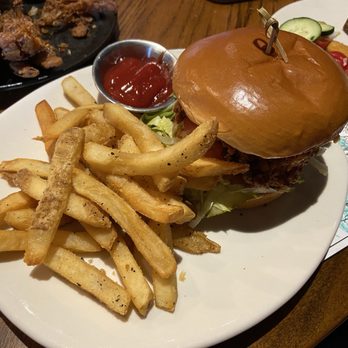 Outback Steakhouse - Fried Buttermilk Chicken Sammie with Aussie Fries - Steakhouses Near Me - Portland, Oregon Outback Steakhouse - Fried Buttermilk Chicken Sammie with Aussie Fries - Steakhouses Near Me - Portland, Oregon