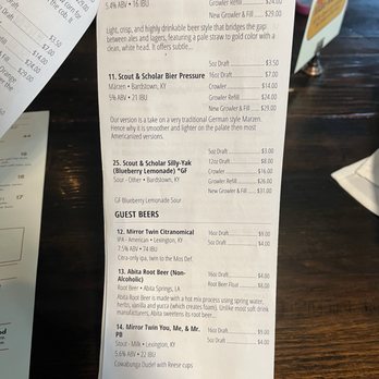 Scout & Scholar Brewing - Beer Menu - Brewpubs Near Me - Bardstown, Kentucky Scout & Scholar Brewing - Beer Menu - Brewpubs Near Me - Bardstown, Kentucky