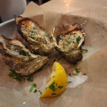 Lure Fish House - Starter - charred oysters - Seafood Near Me - Porter Ranch, California