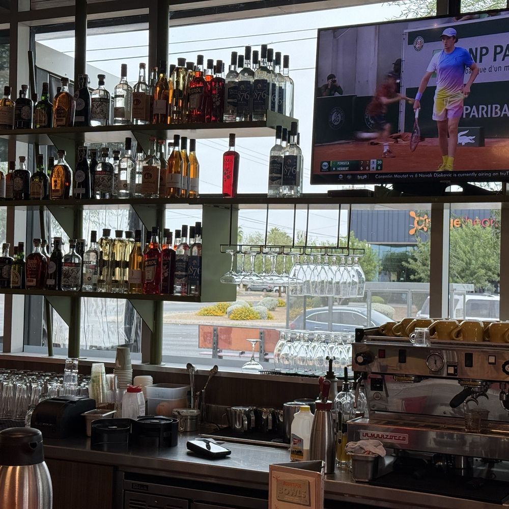 Snooze, an A.M. Eatery - Bar area- drinks are good! - Breakfast & Brunch Near Me - Tucson, Arizona Snooze, an A.M. Eatery - Bar area- drinks are good! - Breakfast & Brunch Near Me - Tucson, Arizona